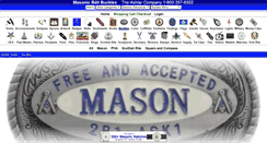 Desktop Screenshot of masonicbuckles.com