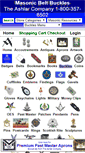 Mobile Screenshot of masonicbuckles.com